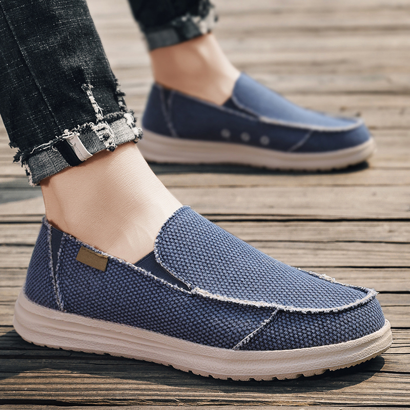 Men Shoes Loafers - Zapatillas antideslizantes para exteriores, cómodas zapatillas