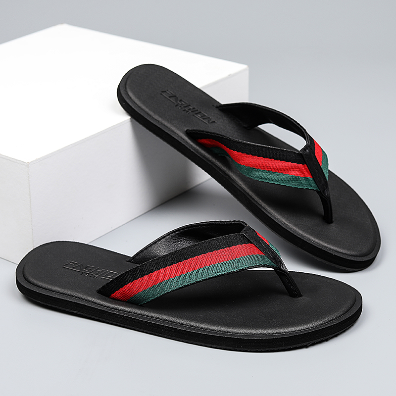 Flip Flop Beach Men - Chanclas de suela blanda para hombre,