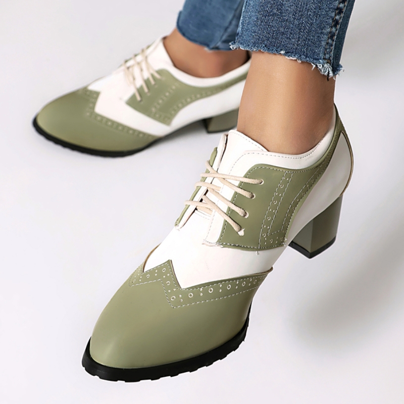 Men Shoes Office - Zapatos de Tacón Bajo para Mujer,