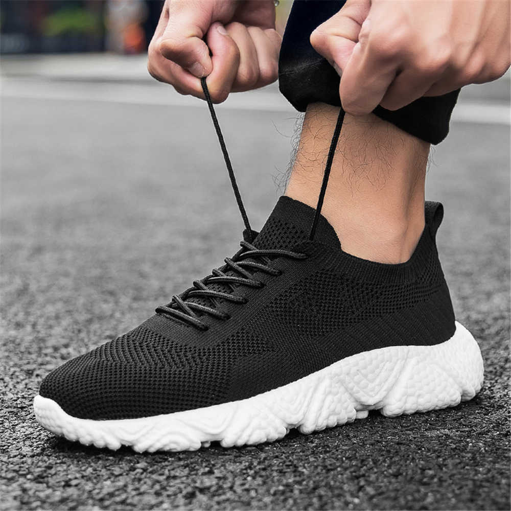 Men Shoes Loafers - Zapatillas deportivas tejidas para hombre, estilo