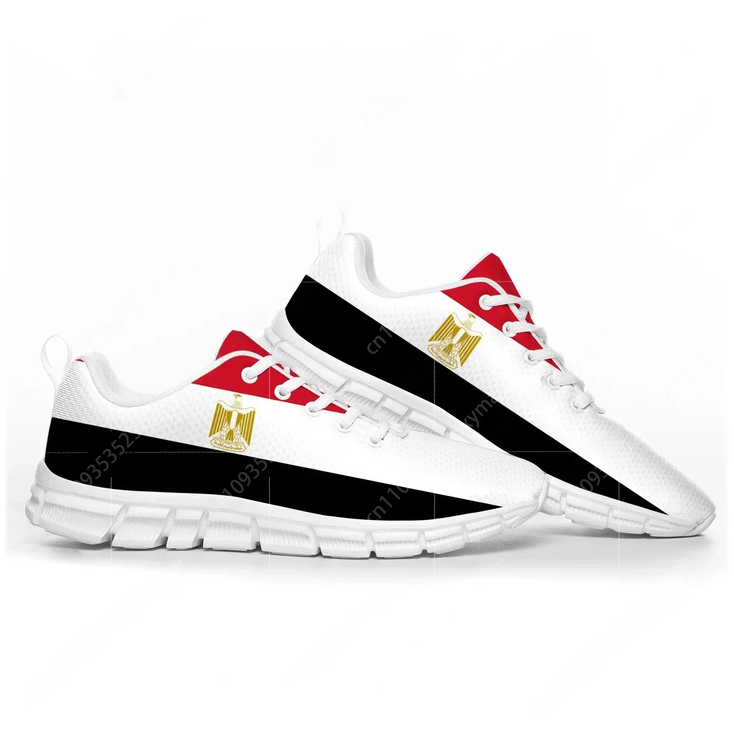 Men Shoes Egypt - Zapatos deportivos con bandera egipcia para