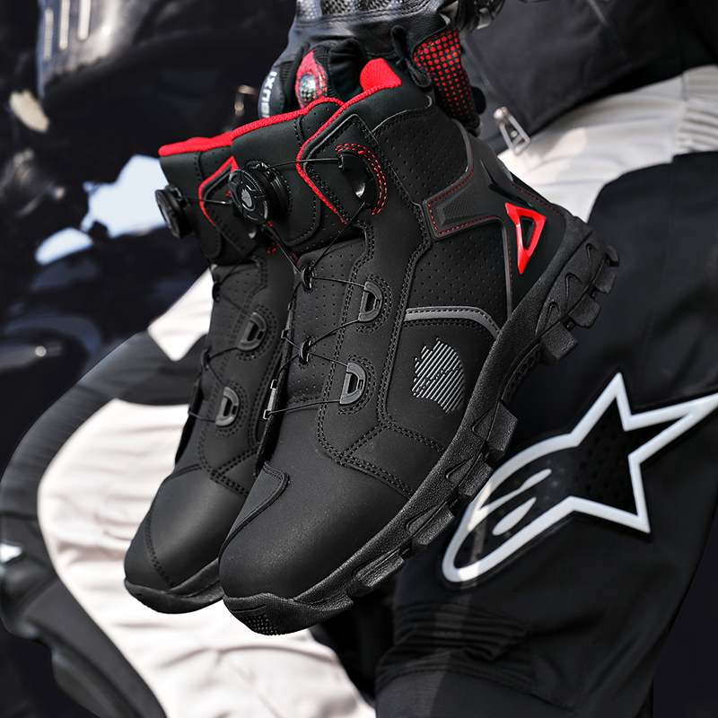 Botas de Motociclismo Profesio - Men'S Shoes No Laces reseña y precio