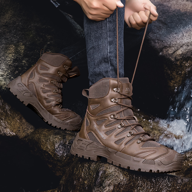 Botas tácticas de senderismo a - Men'S Shoes No Laces reseña y precio