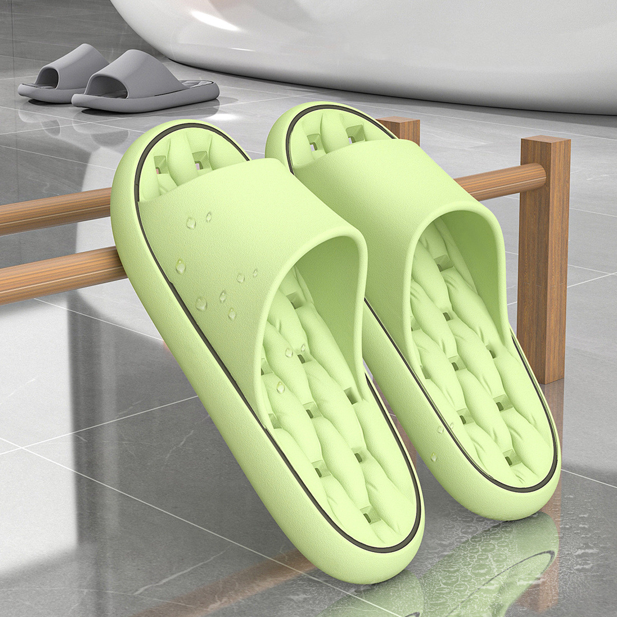 Pantuflas de Baño de Talla Gra - Flip Flop Beach Men reseña y precio