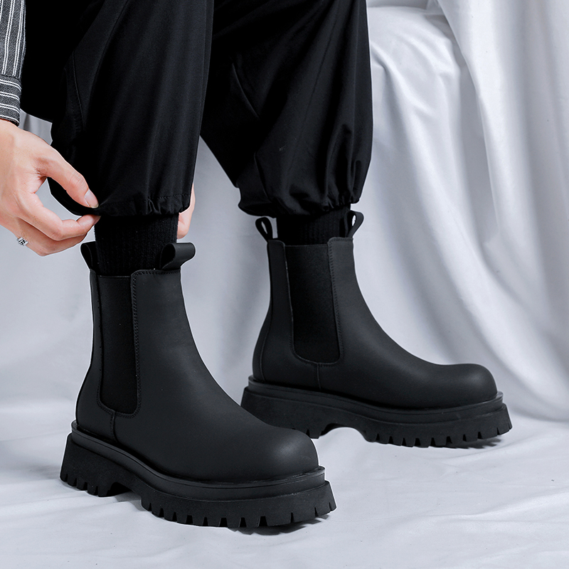 Botas de plataforma negras de  - Men Shoes H&M reseña y precio