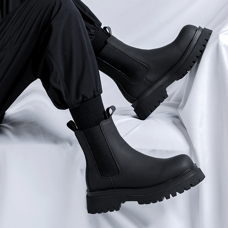 Botas de plataforma negras de  - Men Shoes H&M reseña y precio
